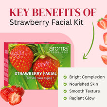 Load image into Gallery viewer, Aroma Treasures Strawberry Facial Kit - For All Skin Type (25g/ml)