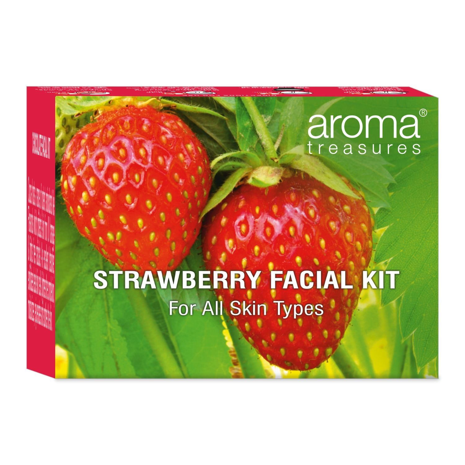 Aroma Treasures Strawberry Facial Kit - For All Skin Type (25g/ml)