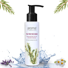 Load image into Gallery viewer, Aroma Treasures Tea Tree Face Wash - For Oily/Combination/Acne Skin (100ml)