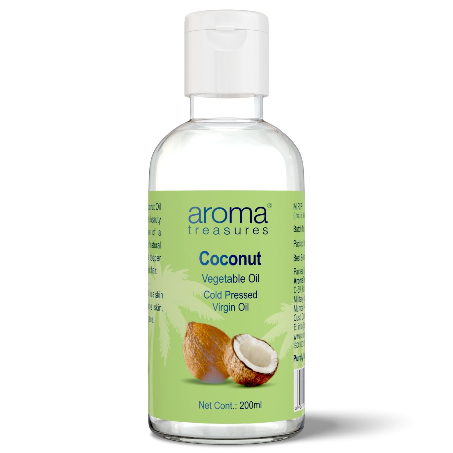 Aroma Treasures Virgin Coconut Vegetable Oil (200ml)