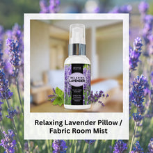 Load image into Gallery viewer, Aroma Treasures Relaxing Lavender Pillow / Fabric Room Mist (50ml)