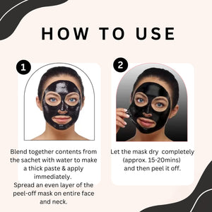 Aroma Treasures Activated Charcoal Peel Off Mask - 20 gm