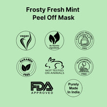 Load image into Gallery viewer, Aroma Treasures Frosty Fresh Mint Peel Off Mask - 20 gm