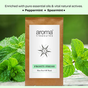 Aroma Treasures Frosty Fresh Mint Peel Off Mask - 20 gm