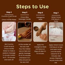 Load image into Gallery viewer, Aroma Treasures Choco Pedro Chocolate Pedicure Kit for Soft &amp; Nourished Feet