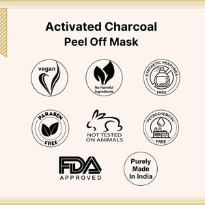 Aroma Treasures Activated Charcoal Peel Off Mask - 20 gm