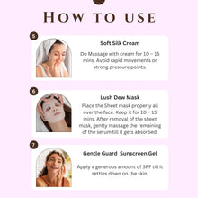 Load image into Gallery viewer, Aroma Treasures Sensitive Skin Soothing Facial Kit – With Lavender, Chamomile &amp; Calendula (48 g/ml, 6 Sachets + 1 Bottle)