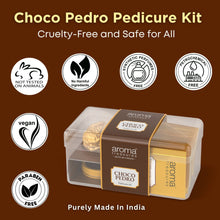 Load image into Gallery viewer, Aroma Treasures Choco Pedro Chocolate Pedicure Kit for Soft &amp; Nourished Feet