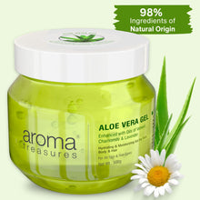 Load image into Gallery viewer, Aroma Treasures Aloe Vera Gel (Hydrating &amp; Moisturizing Gel For Face, Body &amp; Hair) - 500g