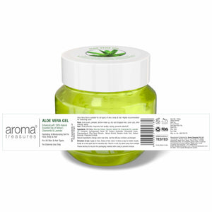 Aroma Treasures Aloe Vera Gel (Hydrating & Moisturizing Gel For Face, Body & Hair) - 250g