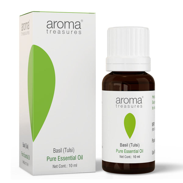 Aroma Treasures Basil Tulsi Essential Oil 10ml