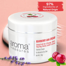 Load image into Gallery viewer, Aroma Treasures BEARBERRY AHA CREAM (For Fairness) - 50g