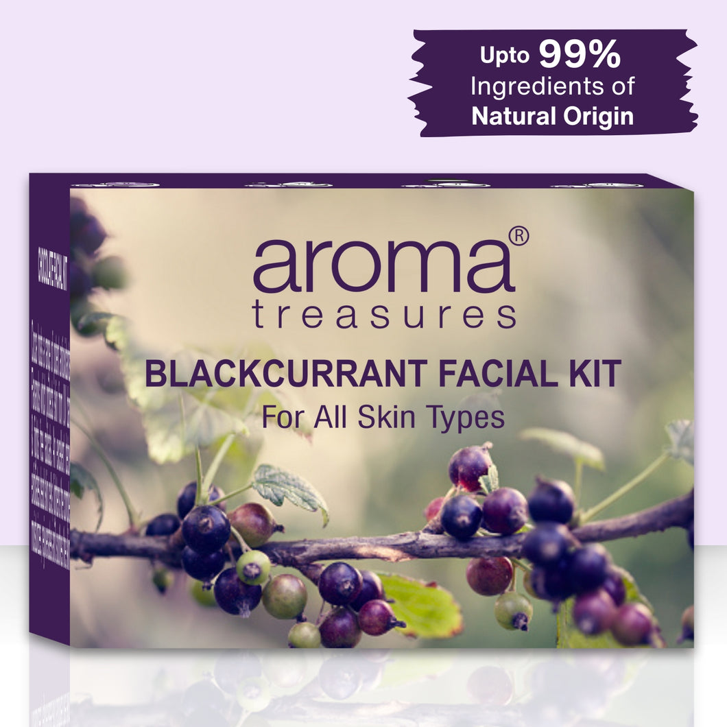 Aroma Treasures Blackcurrant Facial Kit - For All Skin Type (25g/ml)