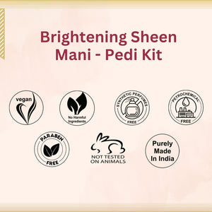 Aroma Treasures Brightening Sheen Mani - Pedi Kit (One Time Use Kit) - Aroma Treasures.com