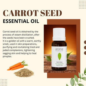 Natural Carrot Seed Oil / 100% Pure Carrot Seed Essential Oil