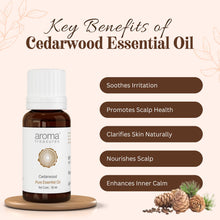 Load image into Gallery viewer, Aroma Treasures Cedarwood Essential Oil (10ml)
