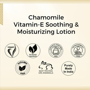 Aroma Treasures Chamomile Vitamin-E Soothing & Moisturizing Lotion - 100ml