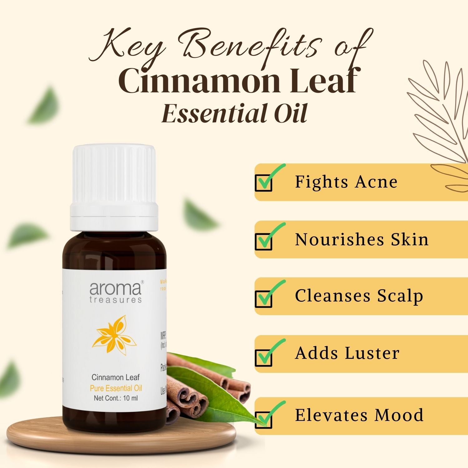 Cinnamon Rosemary Herbal Hair Oil, Growth serum, Hair Growth, Cinnamon Hair  Oil - Asha + Miel Body Care