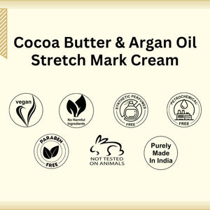 Aroma Treasures Cocoa Butter & Argan Oil Stretch Mark Cream - 100g