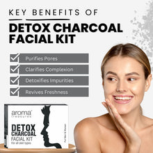 Load image into Gallery viewer, Aroma Treasures Detox Charcoal Facial Kit - For All Skin Types (41g/ml)