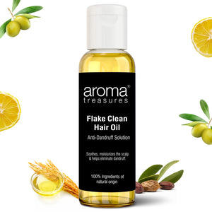 Aroma Treasures Flake Clean Hair Oil - Anti-Dandruff (50ml)