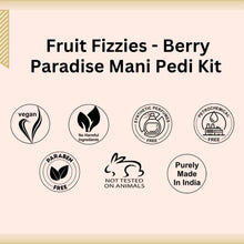 Load image into Gallery viewer, Aroma Treasures Fruit Fizzies - Berry Paradise Mani Pedi Kit (Kiwi &amp; Strawberry) - Aroma Treasures.com