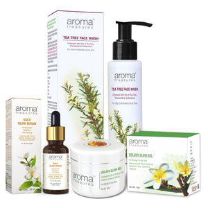 Glowing Skin Combo for Oily Skin - Aroma Treasures.com
