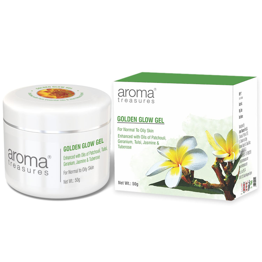 Aroma Treasures Golden Glow Gel - For Normal To Oily Skin (50g)
