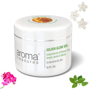 Aroma Treasures Golden Glow Gel - For Normal To Oily Skin (50g)