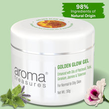 Load image into Gallery viewer, Aroma Treasures Golden Glow Gel - For Normal To Oily Skin (50g)