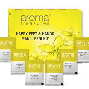 Aroma Treasures Happy Feet & Hands - Mani Pedi Kit (One Time Use Kit) - Aroma Treasures.com