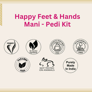 Aroma Treasures Happy Feet & Hands - Mani Pedi Kit (One Time Use Kit) - Aroma Treasures.com