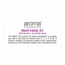 Load image into Gallery viewer, Aroma Treasures Muvit Facial Kit - For All Skin Types (25g/ml)