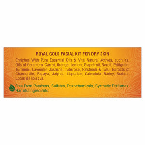 Aroma Treasures Royal Gold Facial Kit For Dry Skin (40g/ml)