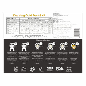 Aroma Treasures Dazzling Gold Facial Kit (210g/ml)