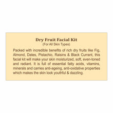 Load image into Gallery viewer, Aroma Treasures Dry Fruit Facial Kit - For All Skin Types (30g/ml)