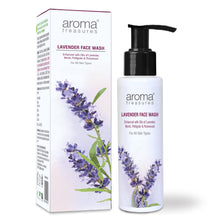 Load image into Gallery viewer, Aroma Treasures Lavender Face Wash - 100 ml