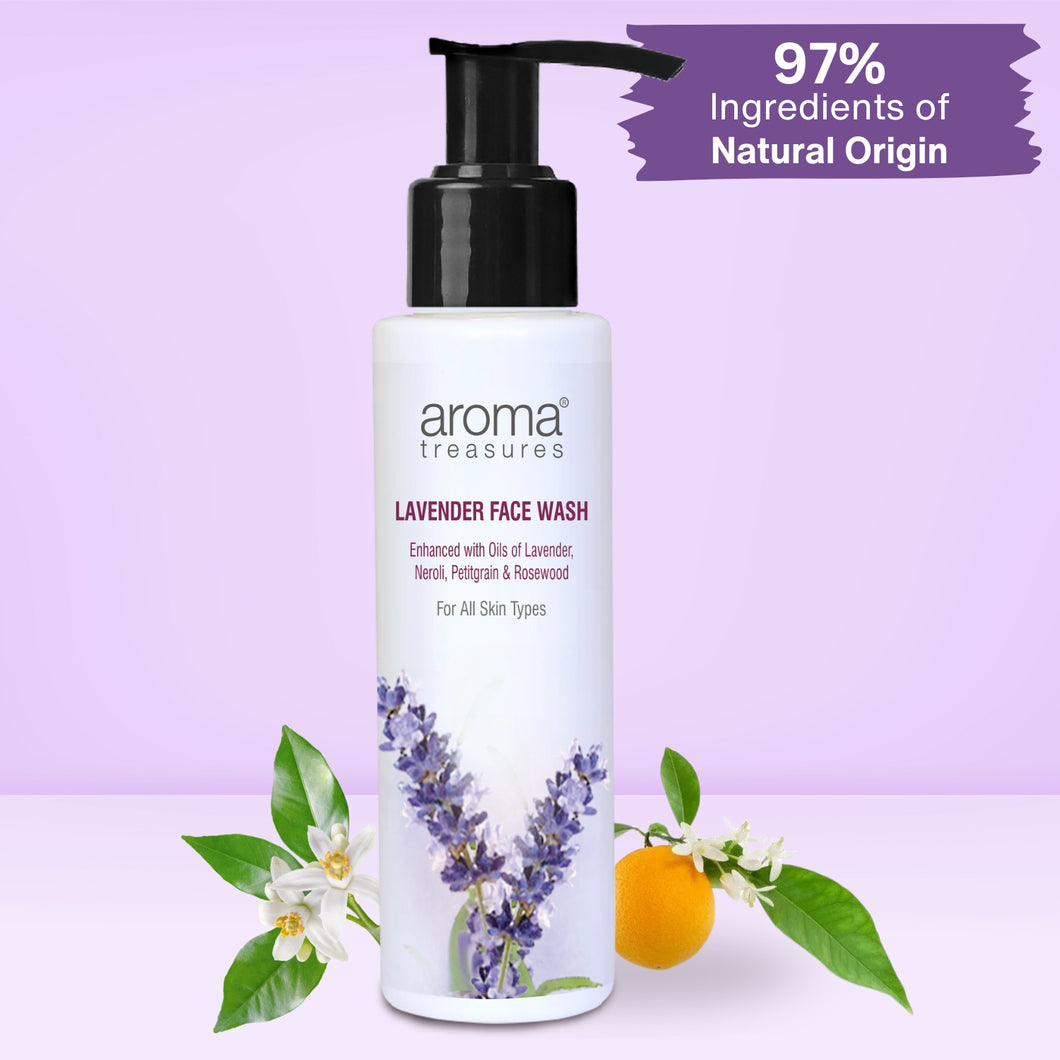Aroma Treasures Lavender Face Wash - 100 ml