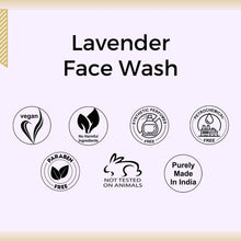 Load image into Gallery viewer, Aroma Treasures Lavender Face Wash for all skin type (100ml x 2pcs)