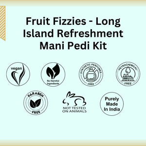 Aroma Treasures Fruit Fizzies - Long Island Refreshment Mani Pedi Kit (87g/ml)