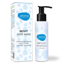 Load image into Gallery viewer, Aroma Treasures Muvit Face Wash 100ml ((Enriched with Vitamin A, C, E, F &amp; B5)