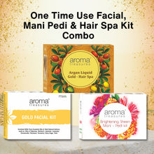 Load image into Gallery viewer, One Time Use Facial, Mani Pedi &amp; Hair Spa Kit Combo - Aroma Treasures.com
