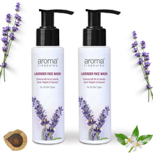 Load image into Gallery viewer, Aroma Treasures Lavender Face Wash for all skin type (100ml x 2pcs)