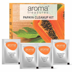 Aroma Treasures Papaya Cleanup Kit - For All Skin Type - Aroma Treasures.com