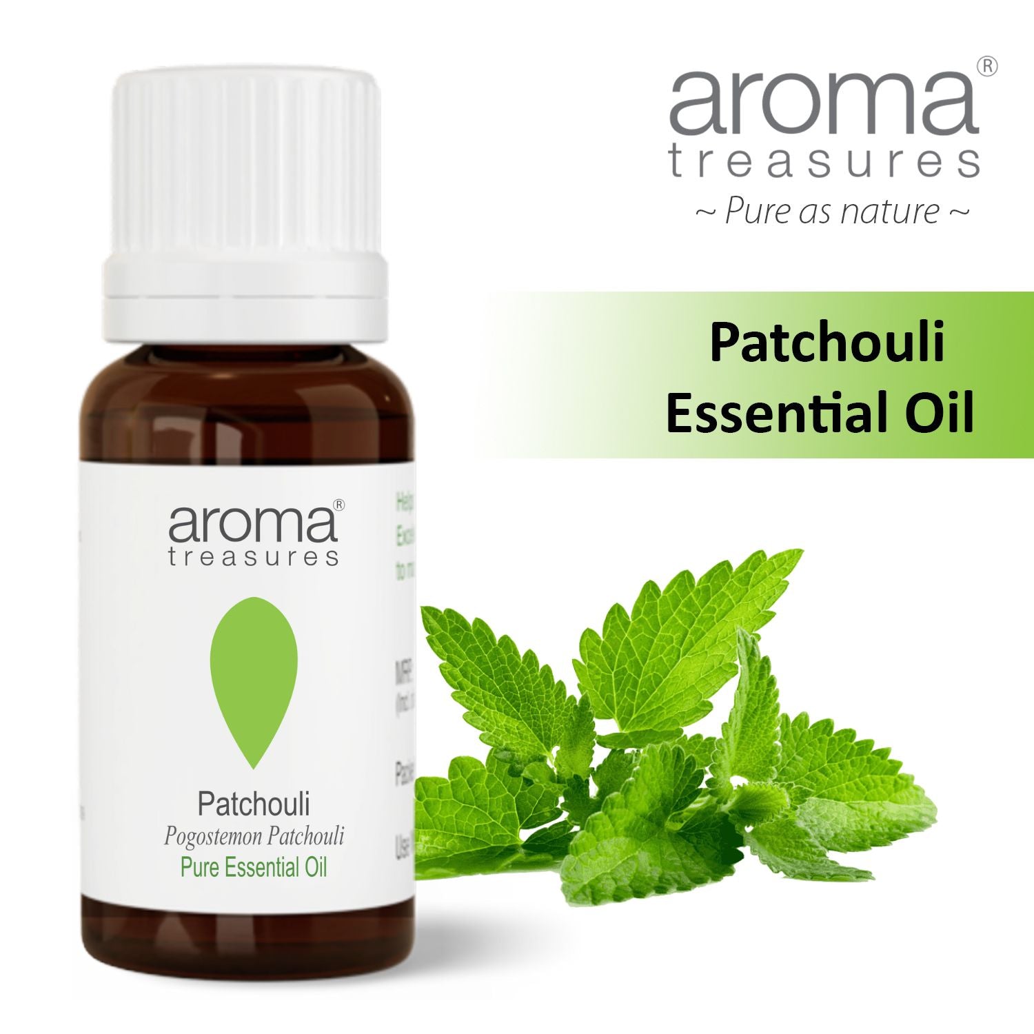 Aroma Treasures Patchouli Essential Oil (10ml)