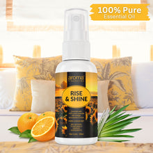Load image into Gallery viewer, Aroma Treasures Rise &amp; Shine Fabric Room Mist (50ml)