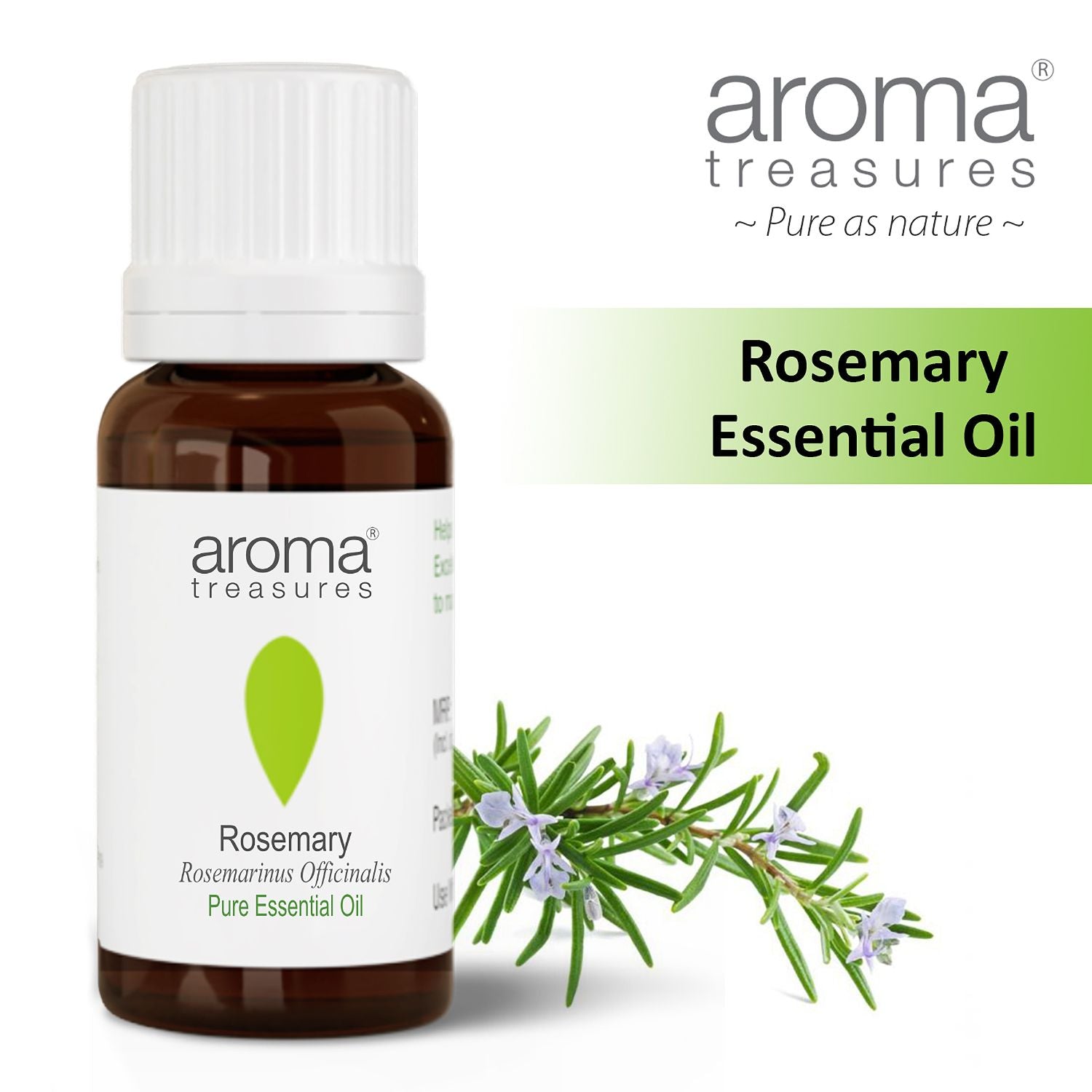 Aroma Treasures Rosemary Essential Oil (10ml)