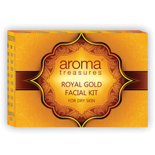 Load image into Gallery viewer, Aroma Treasures Royal Gold Facial Kit For Dry Skin (40g/ml)