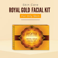 Load image into Gallery viewer, Aroma Treasures Royal Gold Facial Kit For Oily Skin (40g/ml)