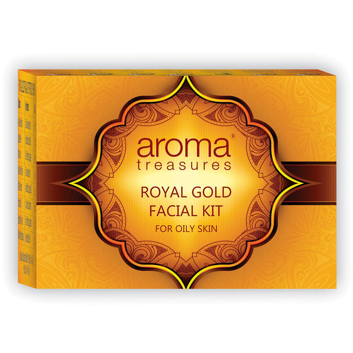 Aroma Treasures Royal Gold Facial Kit For Oily Skin (40g/ml)